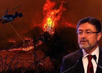 Çanakkale yangınında son durum! Bakan Yumaklı bölgede açıkladı