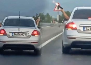 Düğün konvoyunda havaya ateş açan şüpheli yakalandı