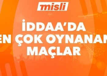 İddaa’da günün çok oynanan maçları