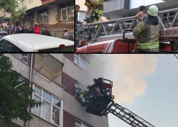 Ailesine kızdı, evi yaktı! Binayı saran alevlerde 19 kişi mahsur kaldı