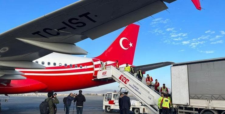 Gazze’ye yardım taşıyan Cumhurbaşkanlığı uçağı yola çıktı